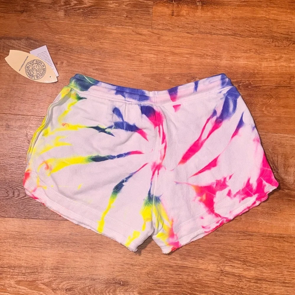 Pop Vibrant Tie-Dye Athletic Shorts